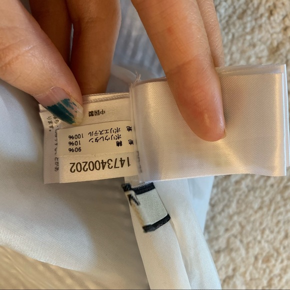 Cotton striped short dress - Picture 8 of 8